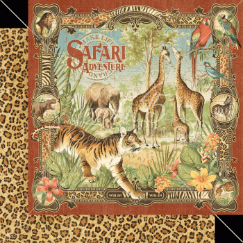 Graphic 45 "Safari Adventure" 12x12" Deluxe Collection Pack