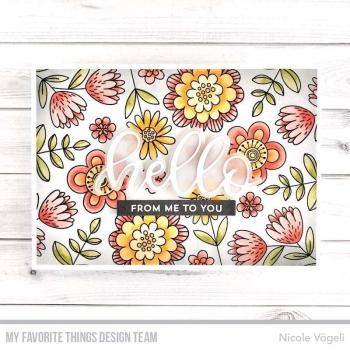 My Favorite Things Stempel "Fun Flowers" Clear Stamp