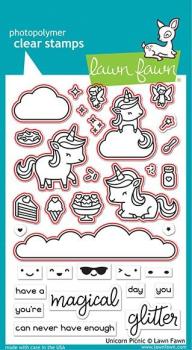 Lawn Fawn Craft Dies - Unicorn Picnic