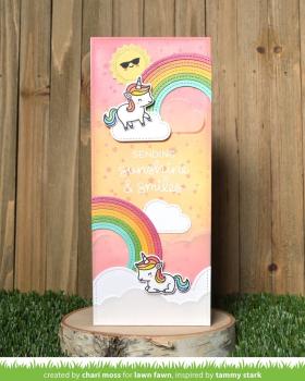 Lawn Fawn Craft Dies - Stitched Rainbow