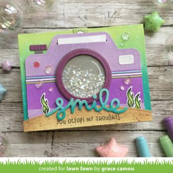 Lawn Fawn Craft Die - Magic Iris Camera Add-on Die