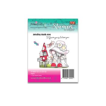 Polkadoodles Stempel "To Gnome is to Love You" Clear Stamp-Set