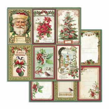 Stamperia "Classic Christmas" 12x12" Paper Pack - Cardstock