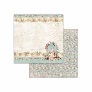 Stamperia "Pink Christmas" 8x8" Paper Pack - Cardstock