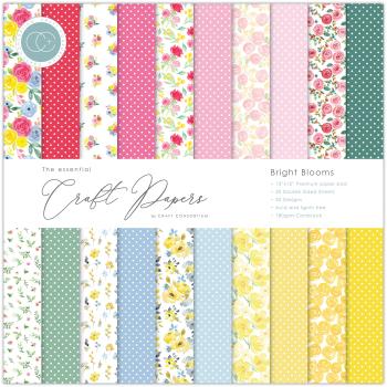 Craft Consortium Papierblock 12x12"  Bright Blooms