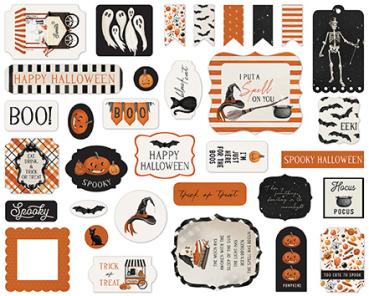 Carta Bella "Halloween Market" Ephemera - Stanzteile