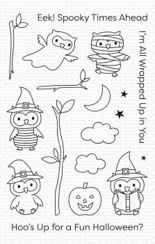 My Favorite Things Stempelset "Halloween Hoo" Clear Stamp