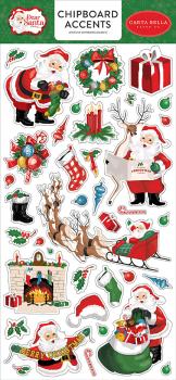 Carta Bella "Dear Santa" Chipboard - Sticker