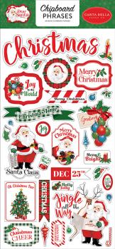 Carta Bella "Dear Santa" Chipboard - Sticker