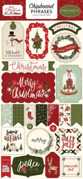 Carta Bella "Hello Christmas" Chipboard - Sticker