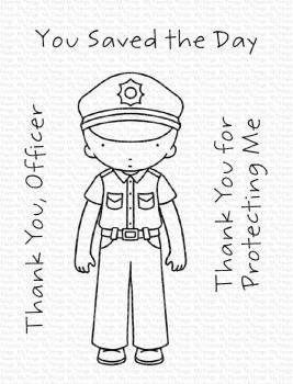 My Favorite Things Stempelset "Thank You, Officer" Clear Stamp Set