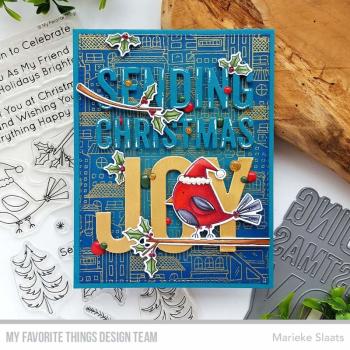 My Favorite Things Stempelset "Christmas Cardinals" Clear Stamp Set