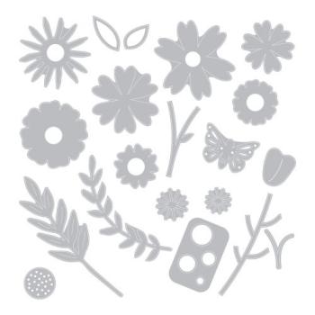 Sizzix Thinlits Craft Die-Set - Petite Petals