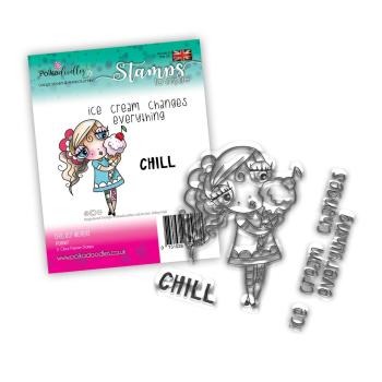 Polkadoodles Stempel "Weirdre Changes" Clear Stamp-Set