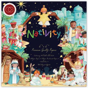 Craft Consortium Papierblock 6x6" Nativity