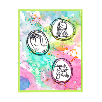 Spellbinders Stempelset "Fluent Fantastic"