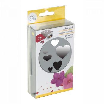 EK Tools  Punch - Motivstanzer Konfetti Hearts / Herzen