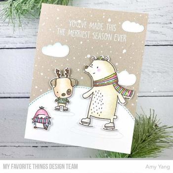 My Favorite Things Stempelset "Warm Hugs and Frosty Kisses" Clear Stamp Set