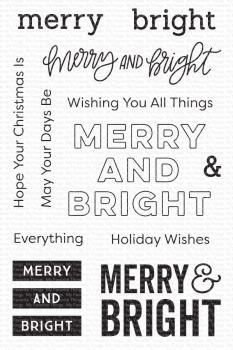 My Favorite Things Stempelset "Merry & Bright" Clear Stamp