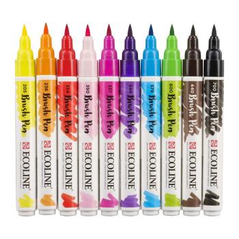 Talens Ecoline Brushpen Hell 10er Set