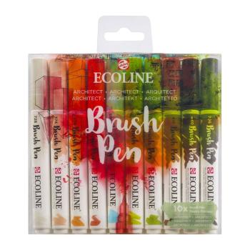 Talens Ecoline Brushpen Architekt 10er Set