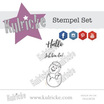 Kulricke Stempelset "Hier bin ich Felix" Clear Stamp Motiv-Stempel