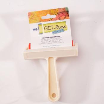 Gel Press - Hard rubber brayer 10,16cm White