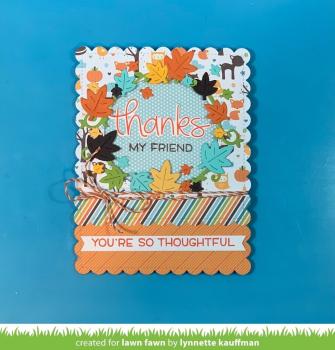 Lawn Fawn Stempelset "Thanks Thanks Thanks" Clear Stamp