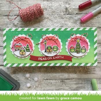 Lawn Fawn Stempelset "Peas on Earth" Clear Stamp