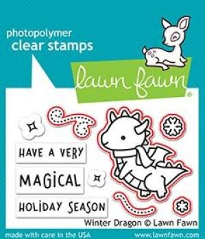 Lawn Fawn Craft Dies - Winter Dragon