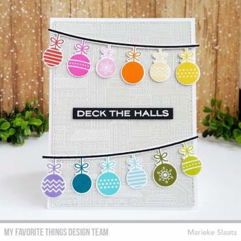 My Favorite Things Stempelset "Ornament Banner Builder" Clear Stamp Set