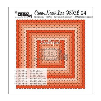 Crealies - Crea-Nest-Lies XXL Stanzschablone no.54 Quadrate 