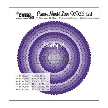 Crealies - Crea-Nest-Lies XXL Stanzschablone no.53 Kreise 