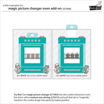 Lawn Fawn Craft Dies - Magic Picture Changer Oven Add-On