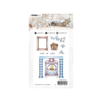 Studio Light - Clear Stamp Kamin / WINTER CHARM Nr 490 