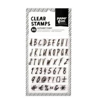 Paperfuel - Clear Stamp - Stempel - A6 Alphabet Funky