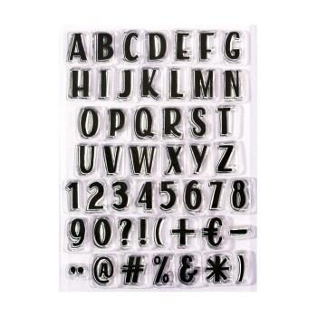 Paperfuel - Clear Stamp - Stempel - A6 Alphabet Vintage