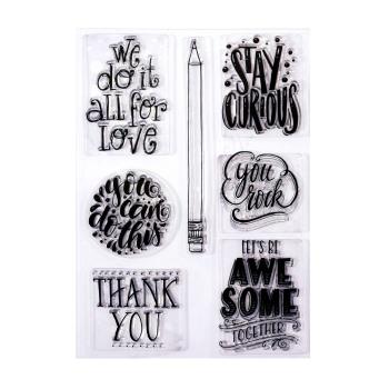 Paperfuel - Clear Stamp - Stempel - A5 Quotes