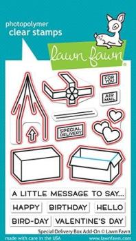 Lawn Fawn Craft Dies - Special Delivery Box Add-On