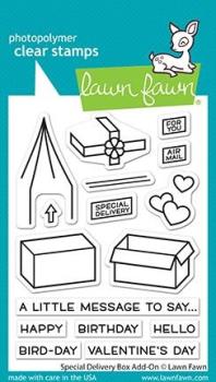 Lawn Fawn Stempelset "Special Delivery Box Add-On" Clear Stamp