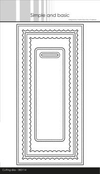 Simple and Basic "Slimcard add-on" Die