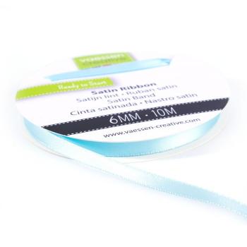 Vaessen Creative - Satinband  6mm 10m Hellblau