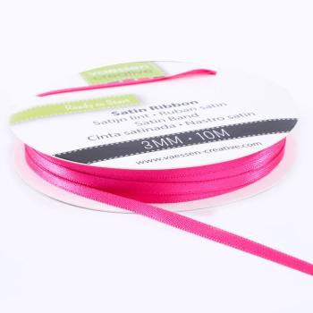 Vaessen Creative - Satinband  3mm 10m Rosa