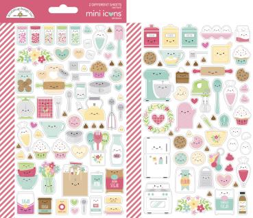 Doodlebug Design Made With Love Mini Icons Sticker 