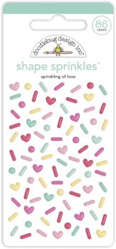 Doodlebug Design Sprinkling Of Love Shape Sprinkles 