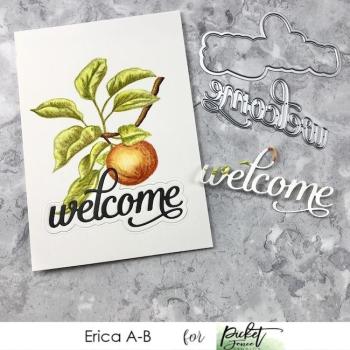 Picket Fence Studios Welcome Word  Die (PFSD-162)