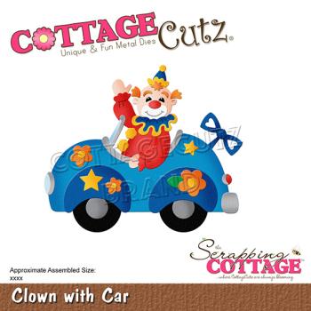 Scrapping Cottage Die - Clown With Car