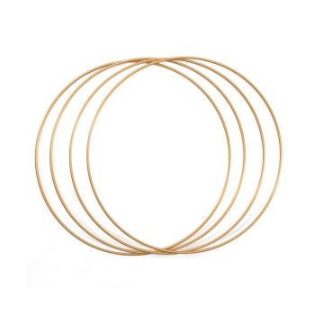 Vaessen Creative -  Metallringe 25cm 3mm Antikes Gold 4 Stück  