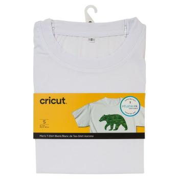 Cricut - Herren-T-Shirt-Rohling Rundhalsausschnitt S