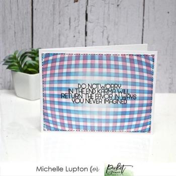 Picket Fence Studios Movement 6x6 Inch Stencil - Schablone